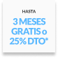 Adeslas - e meses gratis o 25% dto